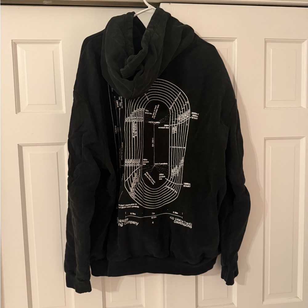 Skull House Running Black Hoodie
